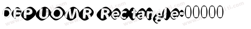 DEPUOMR Rectangle字体转换